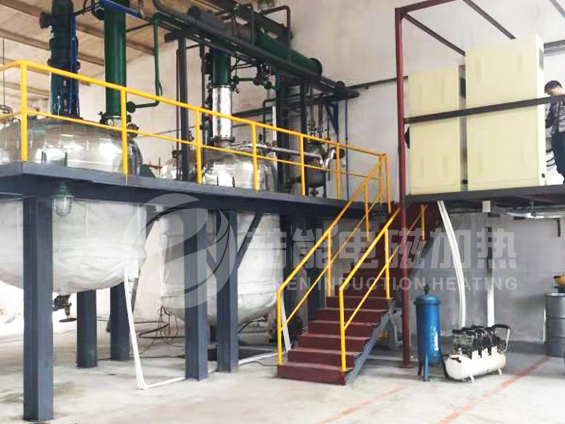 電磁感應加熱應用不銹鋼反應釜 電磁感應加熱應用不銹鋼反應釜