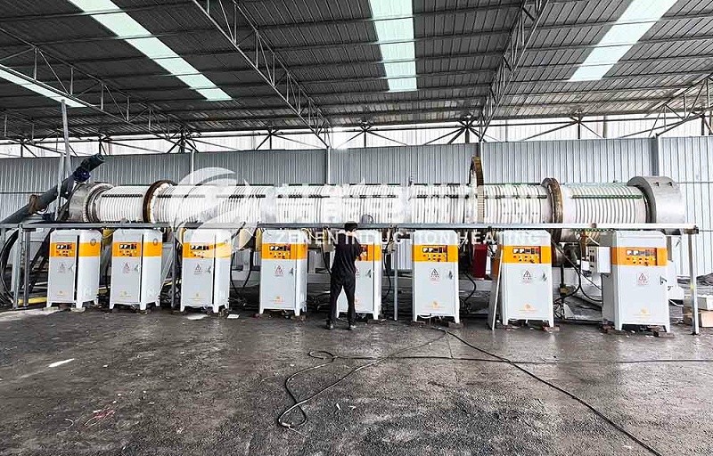 電磁感應加熱回轉窯 電磁感應加熱回轉窯